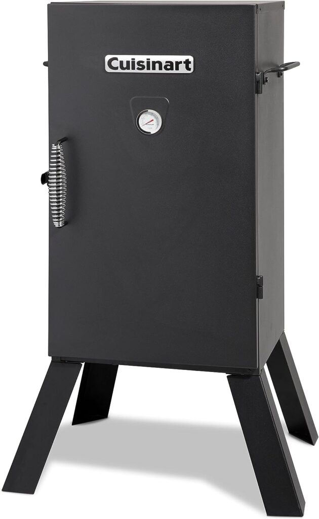 Cuisinart COS-330 Vertical Electric Smoker, Three Removable Smoking Shelves, 30, 548 sq. inches Cooking Space