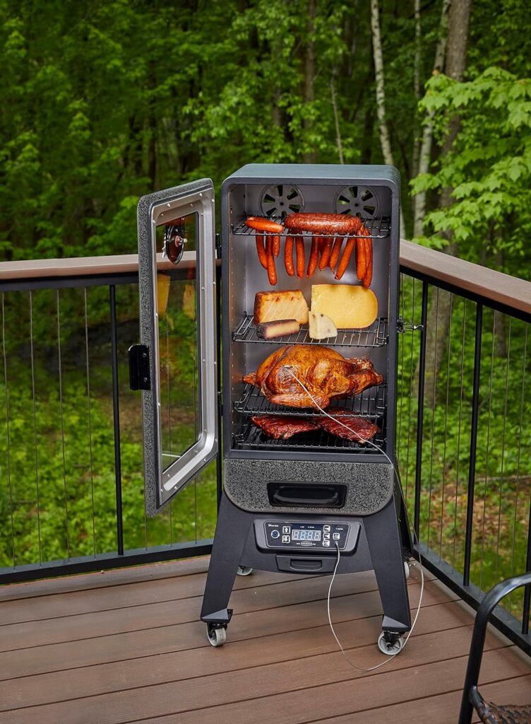 Pit Boss 3 Series Digital Electric Vertical Smoker in Silver Hammertone