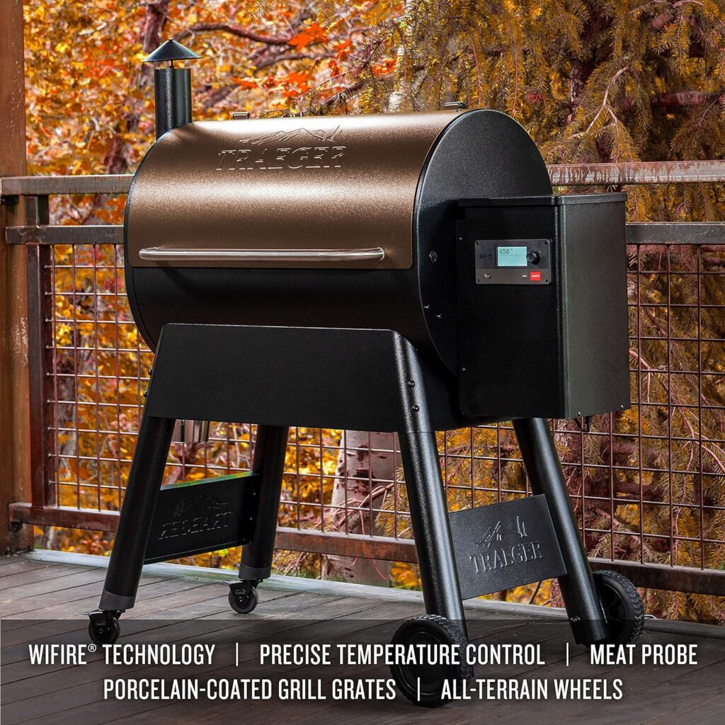 Traeger Grills Pro Series 780 Wood Pellet Grill and Smoker with BAC504 Full-Length 780 Grill Cover