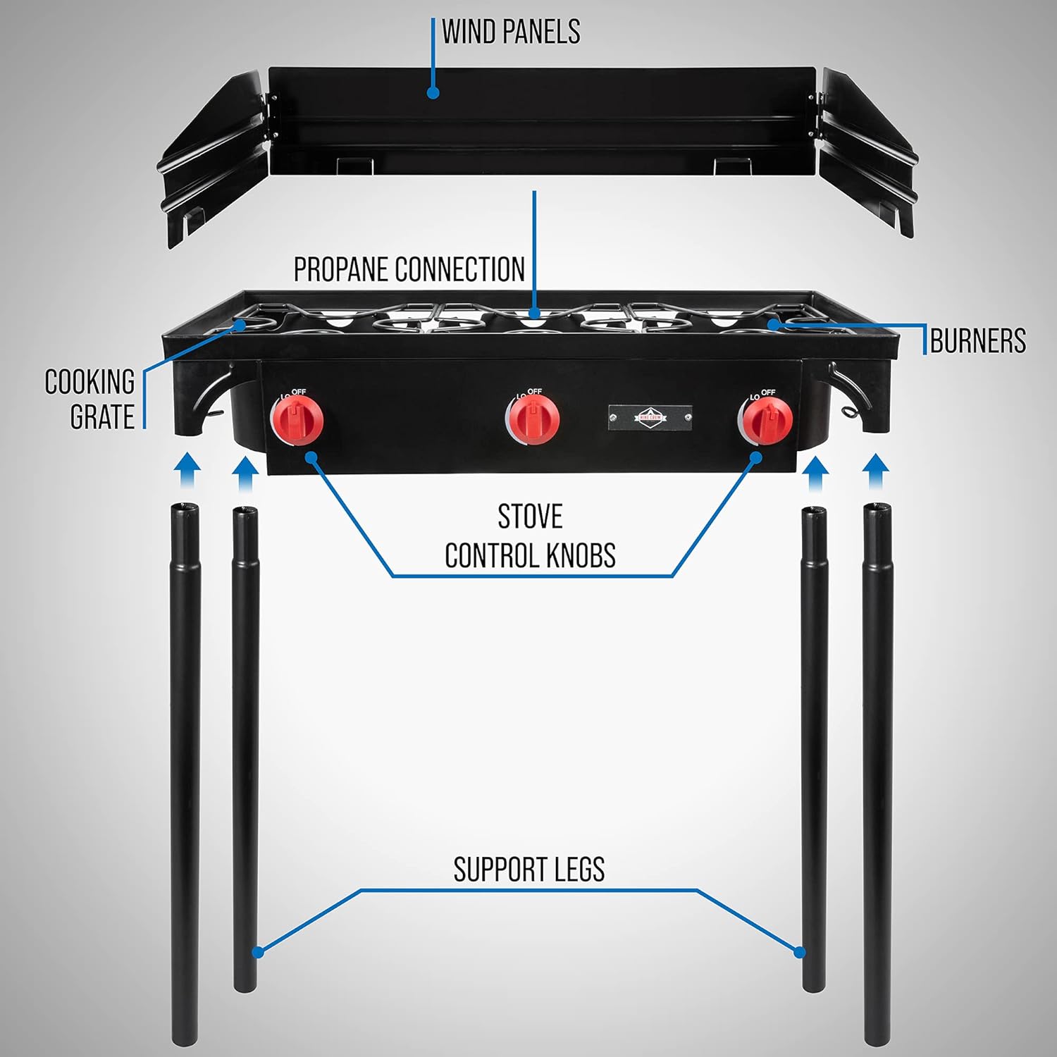 Hike Crew Cast Iron Gas Stove Review